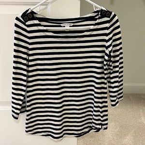 Like New Banana Republic Striped Top - Size Small